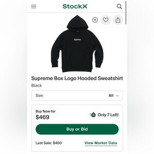 SUPREME Box Logo Hoodie